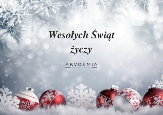 Wesołych Świąt życzy Restauracja Akademia