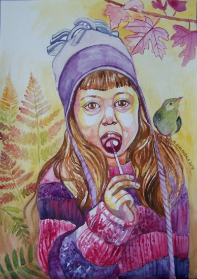 Portret dziecka wg. zdjęcia na zamówienie
