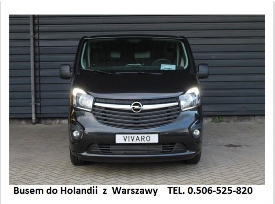 BUS DO HOLANDII  z  Warszawy Mazowieckie   bus z biletem na adres