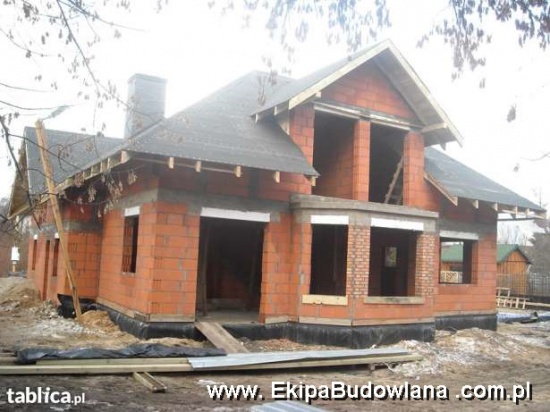 Ekipa budowlana, Budowa domów ,Firma Budowlana