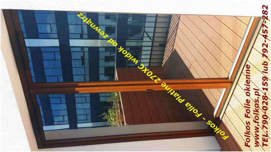 Folia przeciwsłoneczna ANTY IR -Platine 270XC -IR odrzucone 70% 