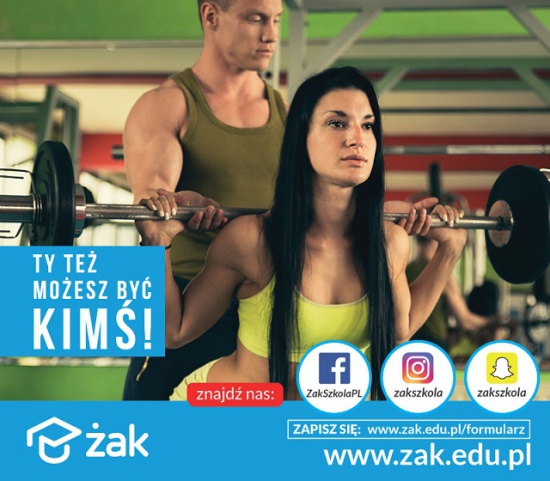 Trenuj z nami na kierunku INSTRUKTOR FITNESS!  