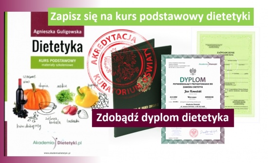 Dietetyka Warszawa – szkolenia zawodowe z dietetyki 