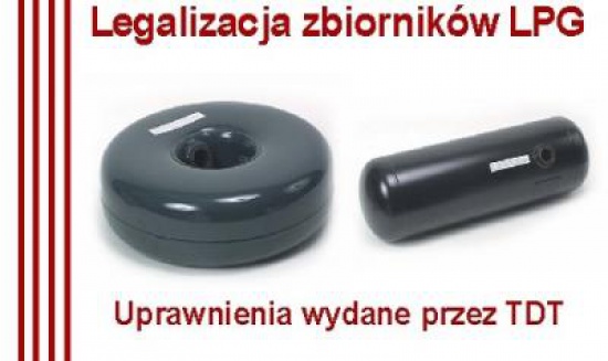 LEGALIZACJA ZBIORNIKÓW BUTLI LPG CNG 