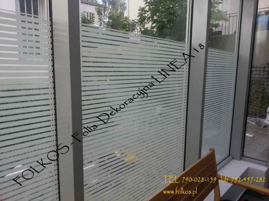 Folia Linea 18, Block, Europa, Matte Stripies- Folie Deco Folkos 