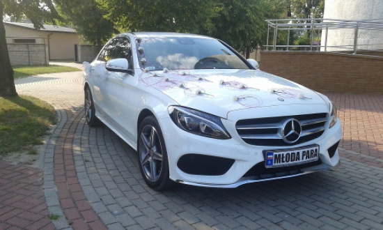 Auto do ślubu, Nowy Mercedes C 2015 r Pakiet AMG WYNAJEM