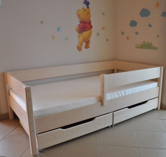 ŁÓŻKO DZIECIĘCE DLA DZIECKA, BARIERKI 140x70 W-wa