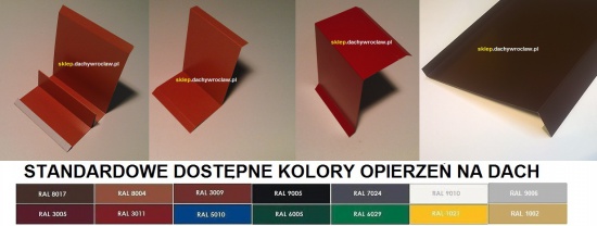 Obróbki blacharskie - Opierzenia - Pas nadrynnowy listwa kominowa