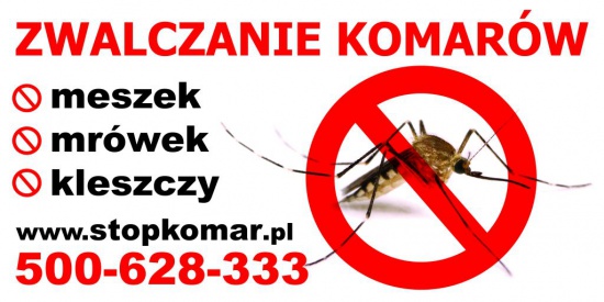 Profesjonalne odkomarzanie, likwidacja owadów