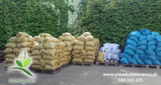 Piasek do piaskownicy pakowany w worki 25 kg