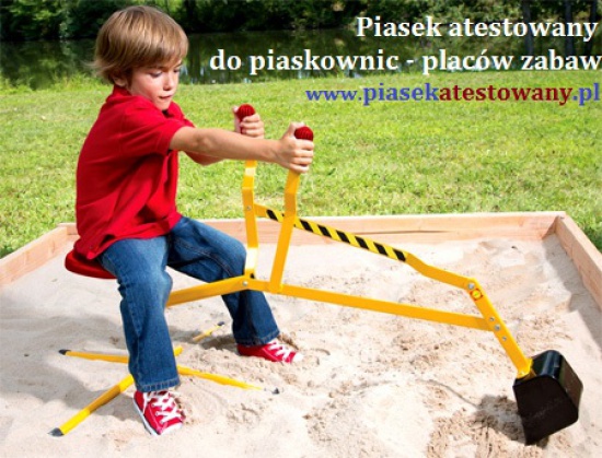 Piach piasek do piaskownicy z atestem PZH
