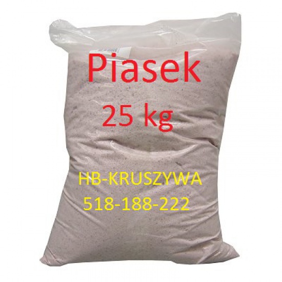 Piasek w workach 25kg Warszawa