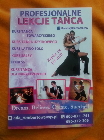 Profesjonalne lekcje i kursy tańca!!! 