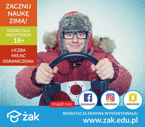 Start rekrutacji już dziś!!! Szkoła ŻAK Zaprasza!  