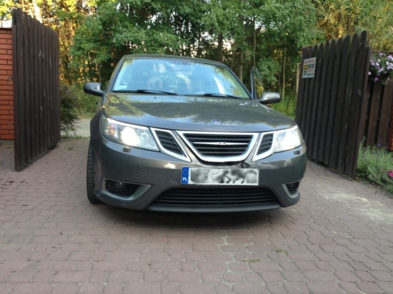 Saab 9-3 1.9 ttid aero salon Polska 2008 duża navi