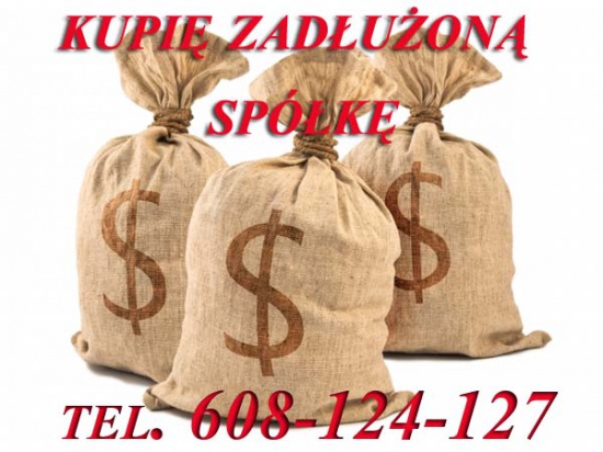 Skupujemy Zadłużone Spółki - pomoc w 299 ksh