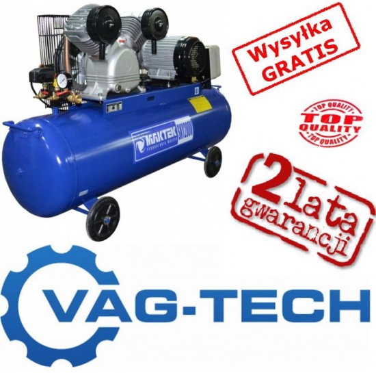 KOMPRESOR SPRĘŻARKA POWIETRZA 200V 200L 10BAR 480L/MIN SKY200V