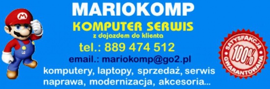SPRZEDAŻ SERWIS KOMPUTERY LAPTOPY