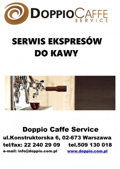 Serwis Ekspresów do Kawy Warszawa 