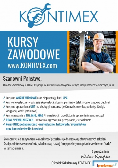 Szkolenia zawodowe 
