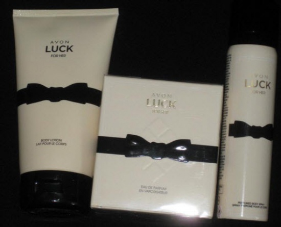 Avon zestaw Luck dla Kobiet perfumy dezodorant balsam